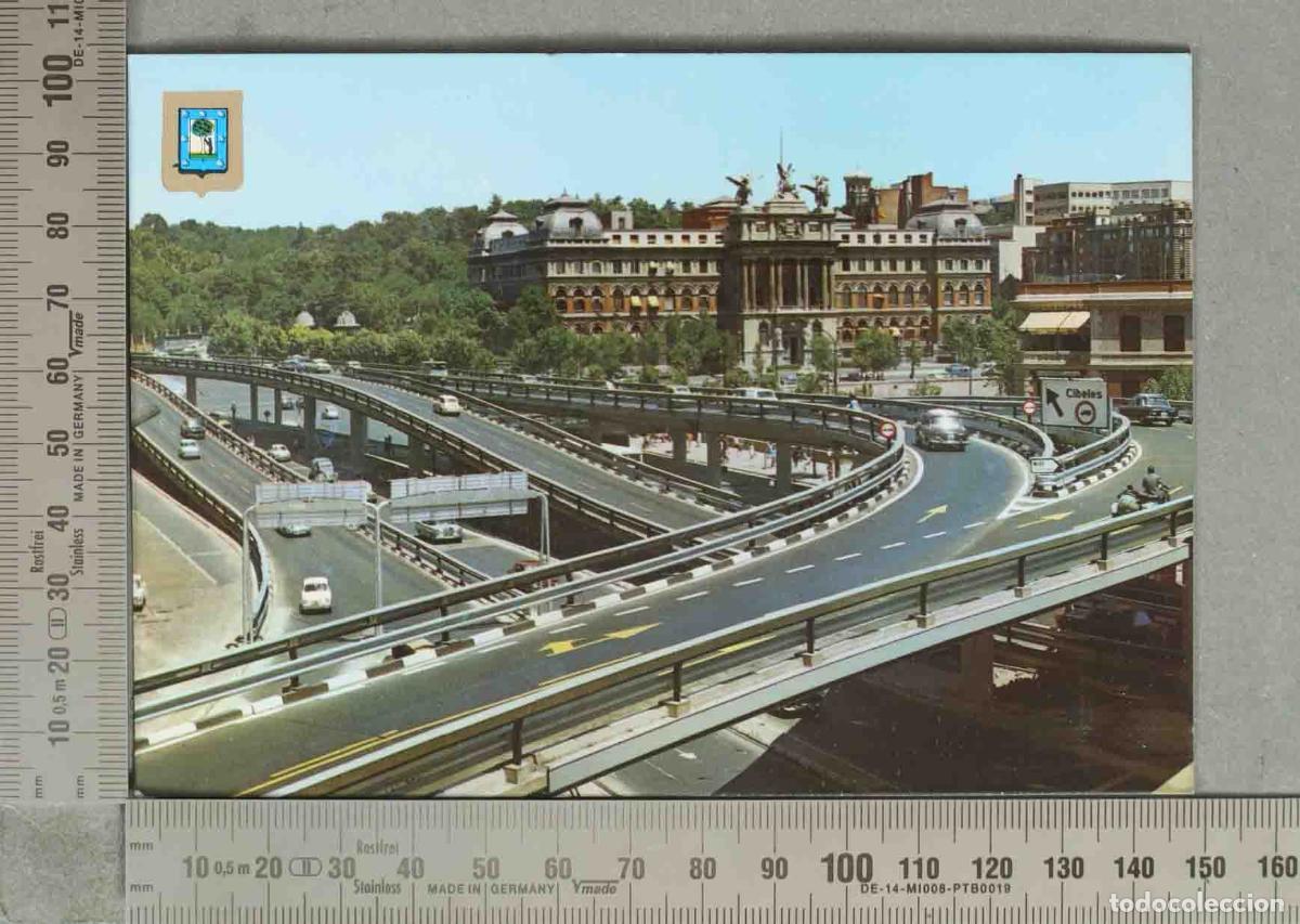 Postales: POSTAL. Madrid - Scalextric de Atocha - Palacio de Fomento