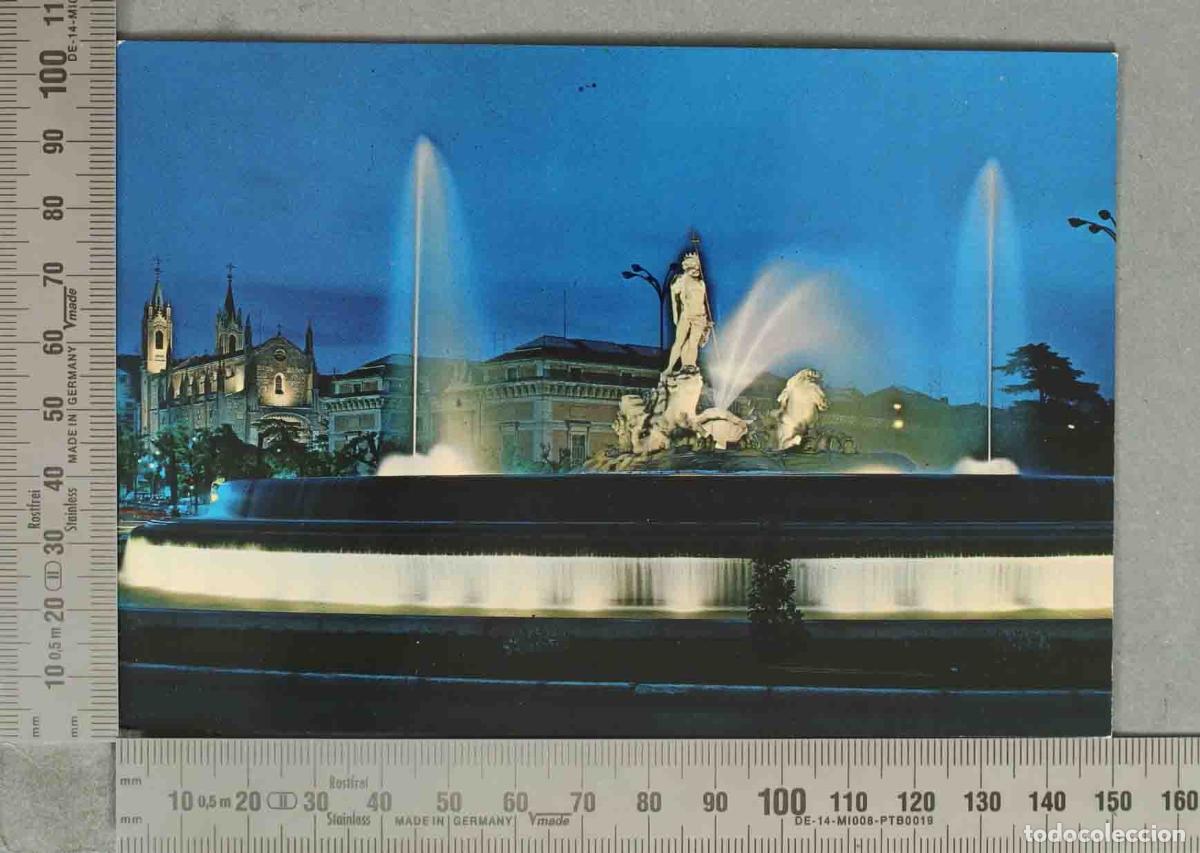 Postales: POSTAL. 238-MADRID. Fuente de Neptuno. Aspecto