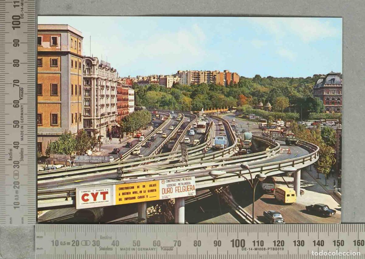 Postales: POSTAL. Madrid - Glorieta del Emperador Carlos V - Scalextric de Atocha -