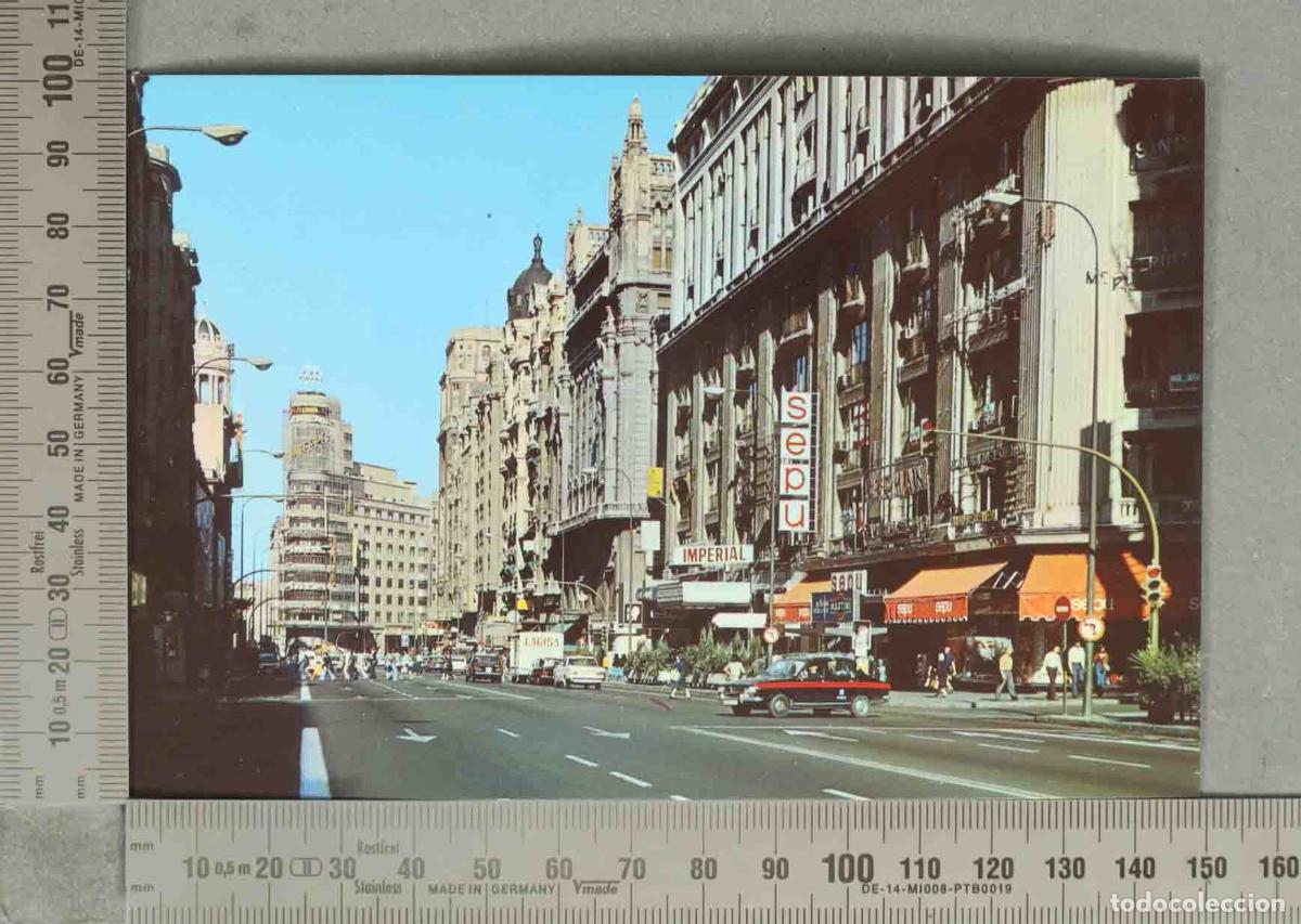 Postales: POSTAL. Madrid - Gran V&iacute;a - Almacenes SEPU