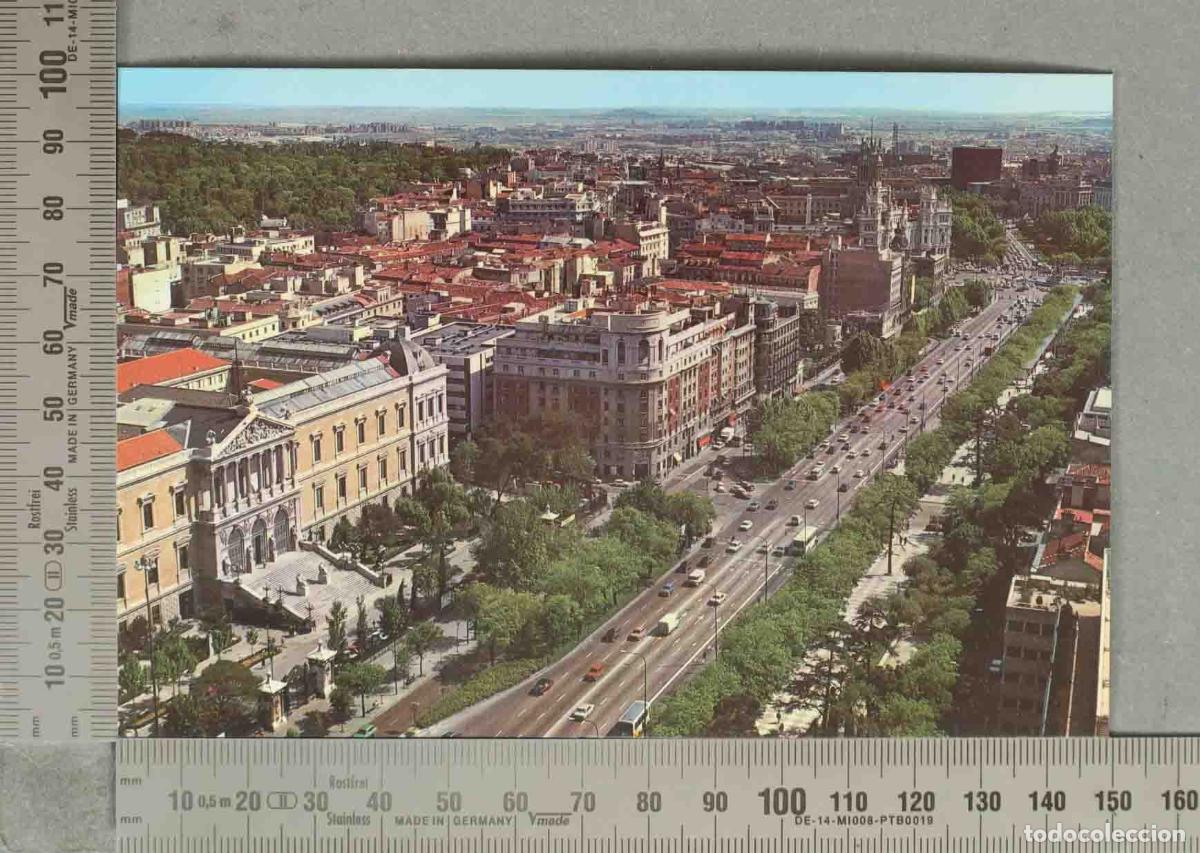 Postales: POSTAL. Madrid - Vista a&eacute;rea - Escudo de Oro