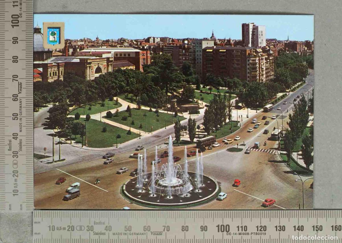 Postales: POSTAL. Madrid - Plaza de San Juan de la Cruz - Paseo de la Castellana