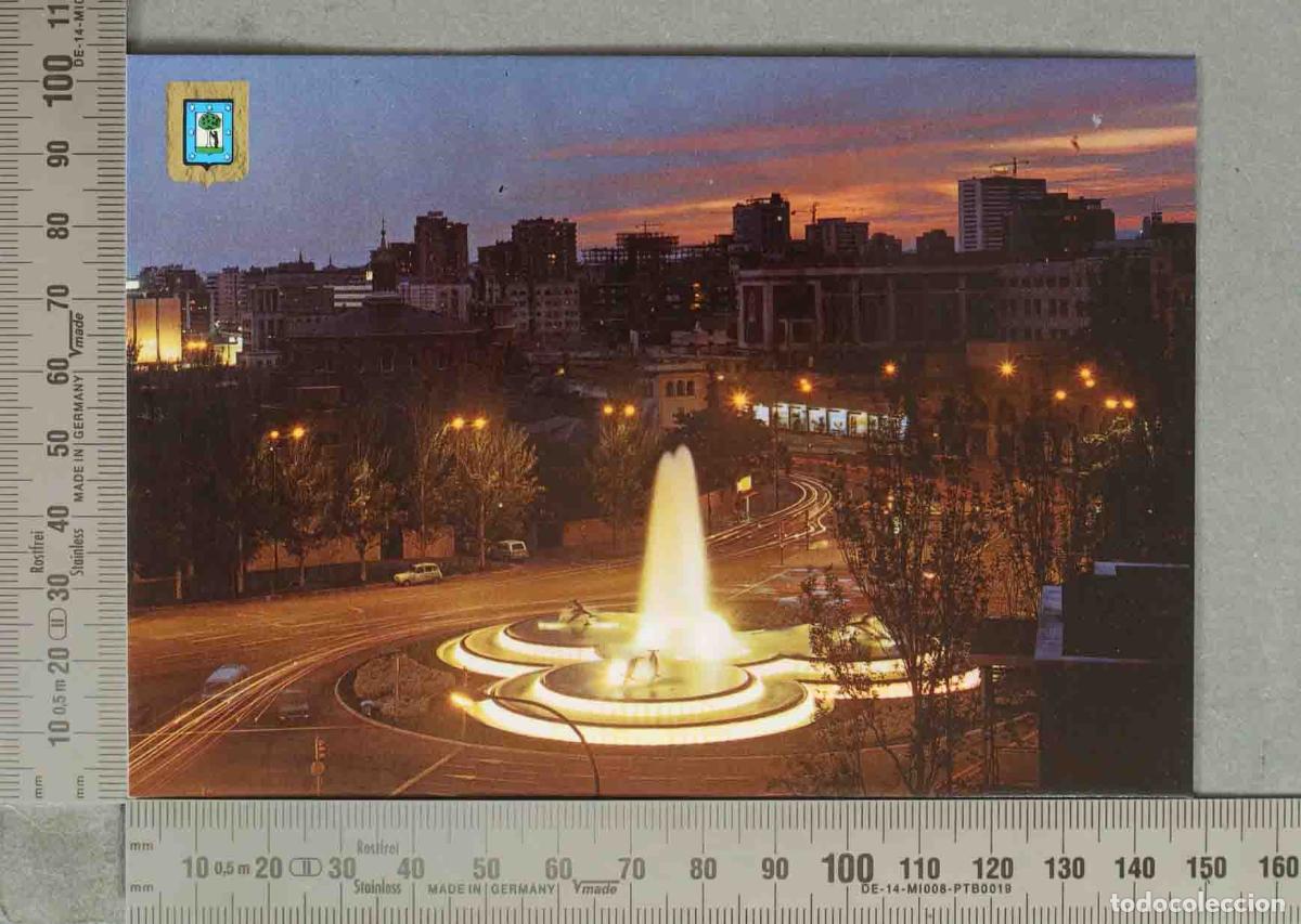 Postales: POSTAL. Madrid - Plaza de la Rep&uacute;blica Argentina - Fuente de los Delfines
