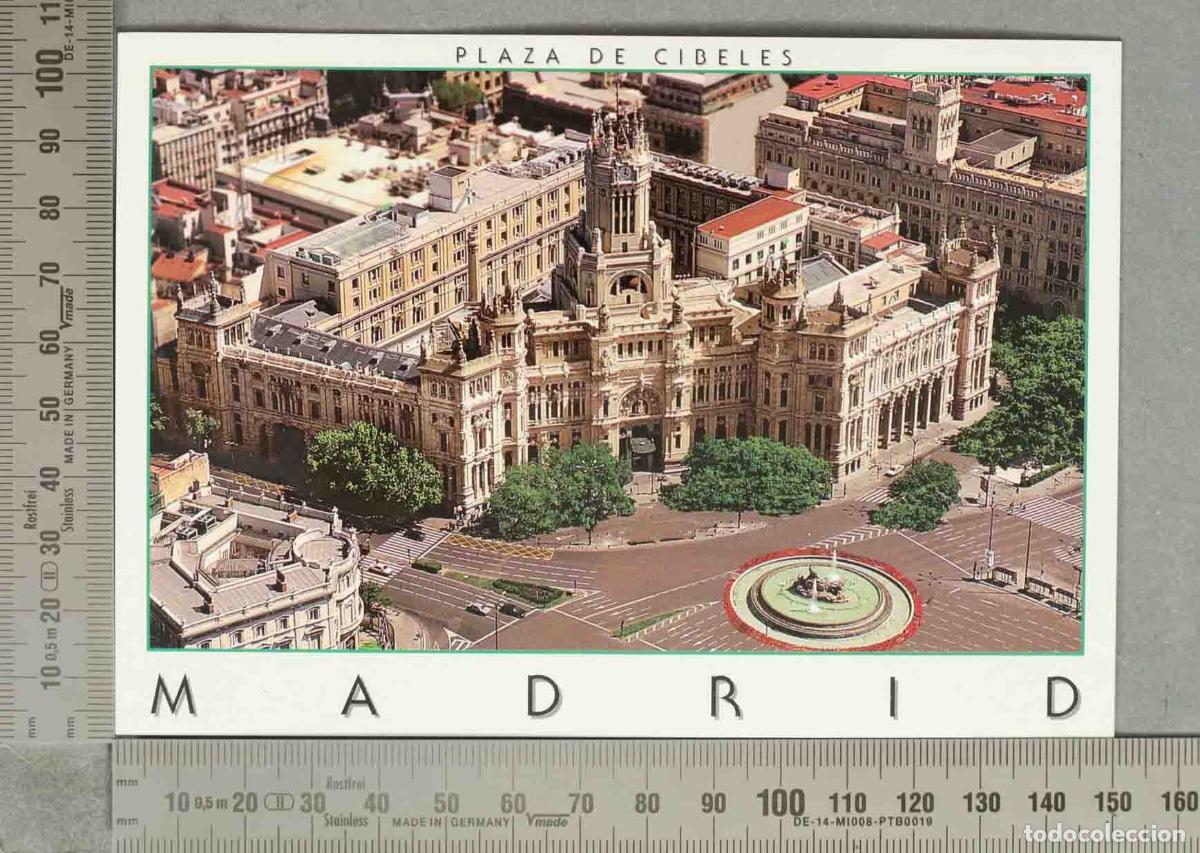 Postcards: POSTAL. Madrid - Plaza de Cibeles - Palacio de Comunicaciones