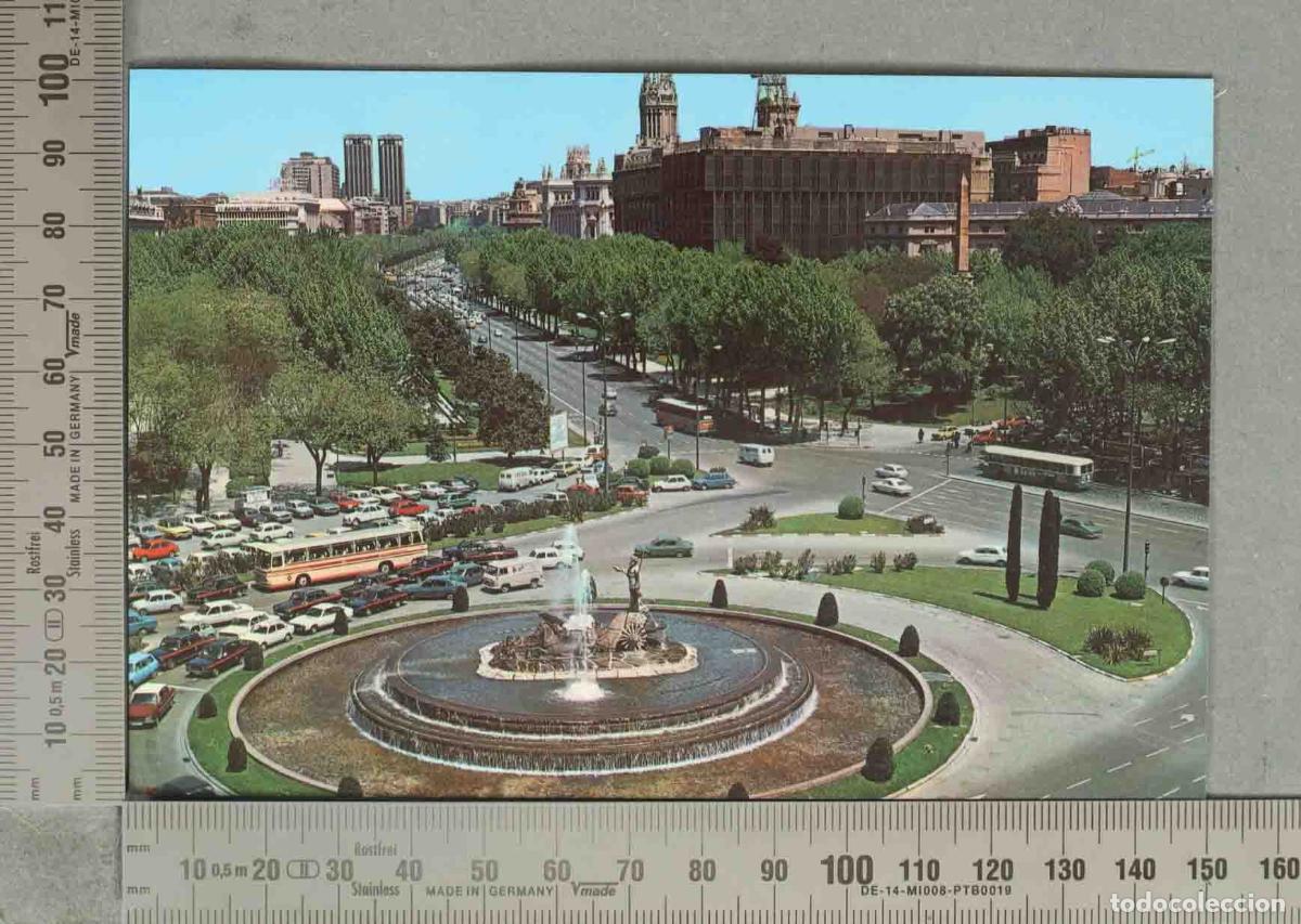 Postales: POSTAL. MADRID. Panor&aacute;mica de la Plaza de C&aacute;novas del Castillo