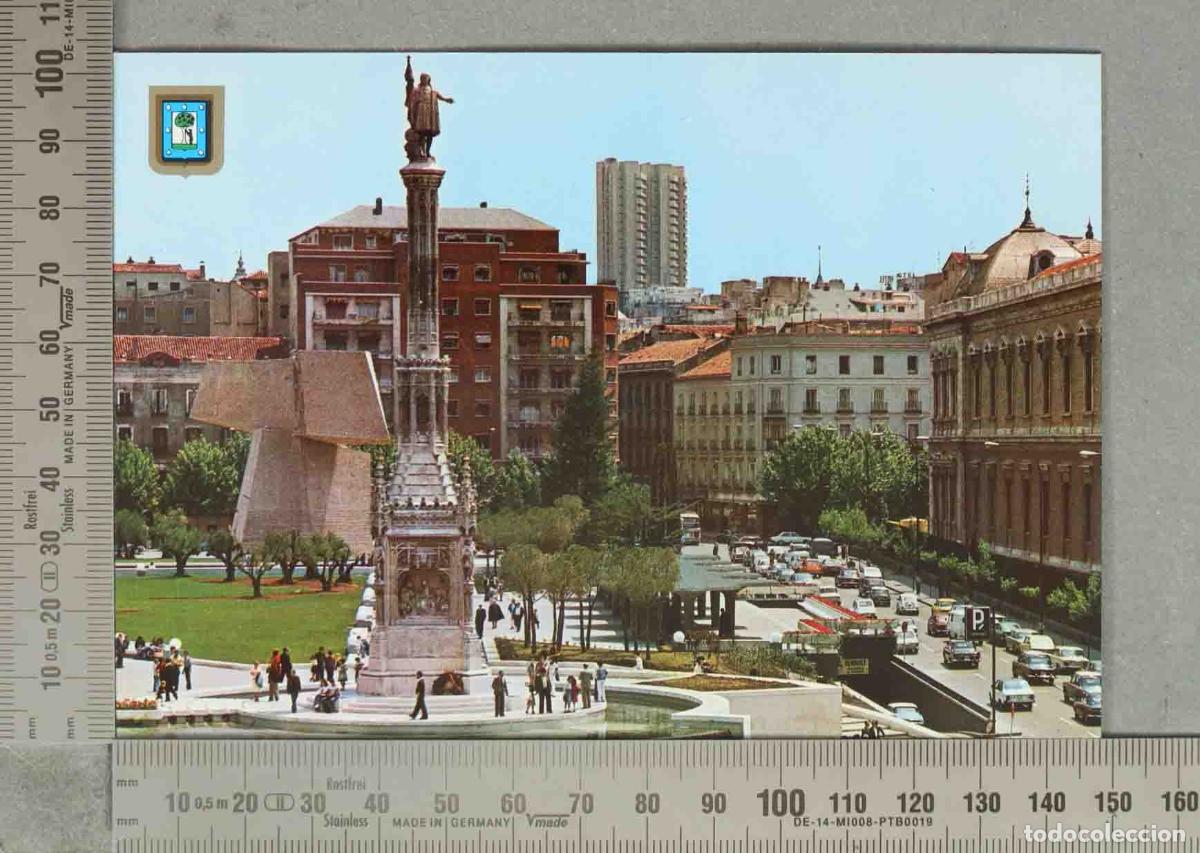 Postales: POSTAL. MADRID Monumento a Col&oacute;n