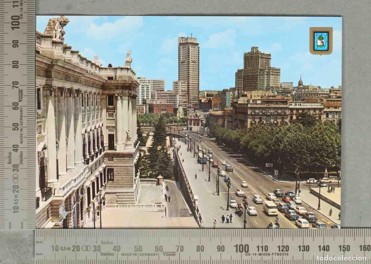 Postais: POSTAL. Madrid - Calle Bailen y Palacio -