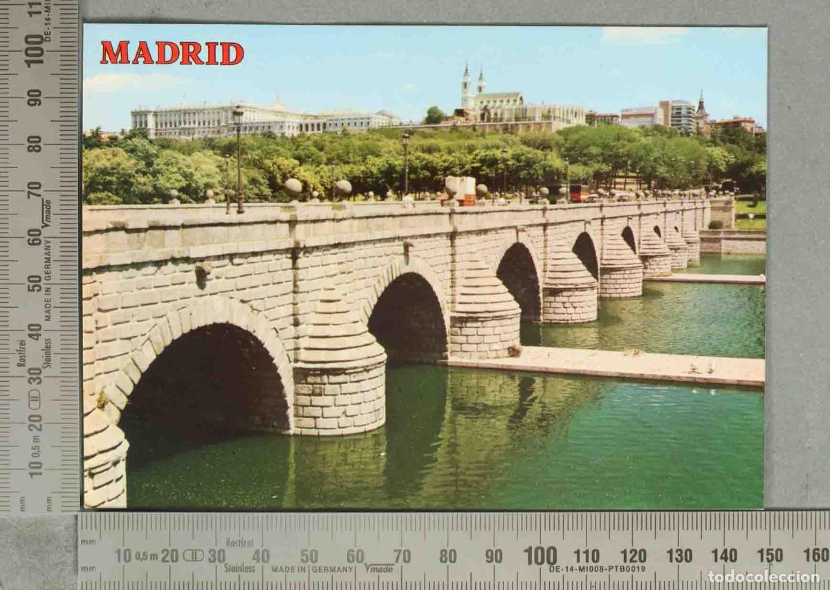 Postales: POSTAL. Madrid - Puente de Segovia - R&iacute;o Manzanares