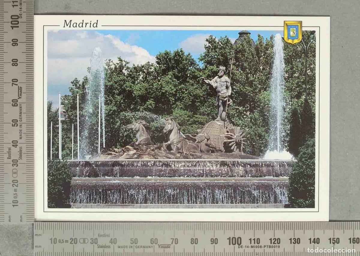 Postales: POSTAL. Madrid - Fuente de Neptuno