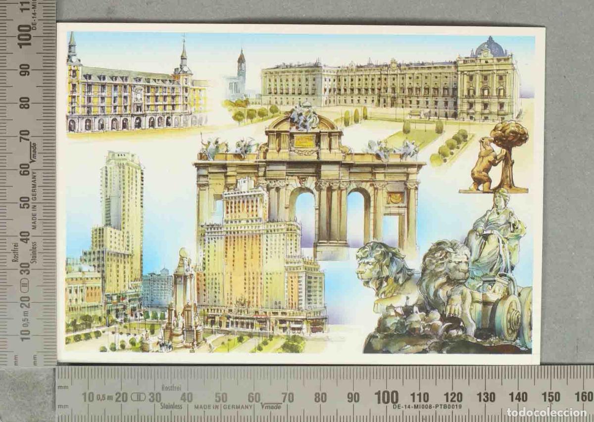 Postais: POSTAL. Madrid - Recuerdo de Madrid - Monumentos de la Ciudad