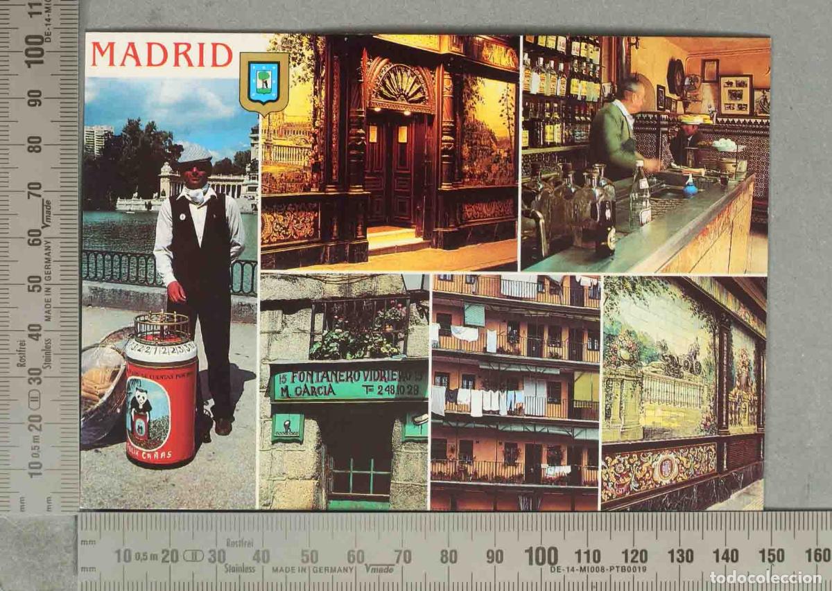 Postales: POSTAL. Madrid - Escenas t&iacute;picas madrile&ntilde;as - Escudo