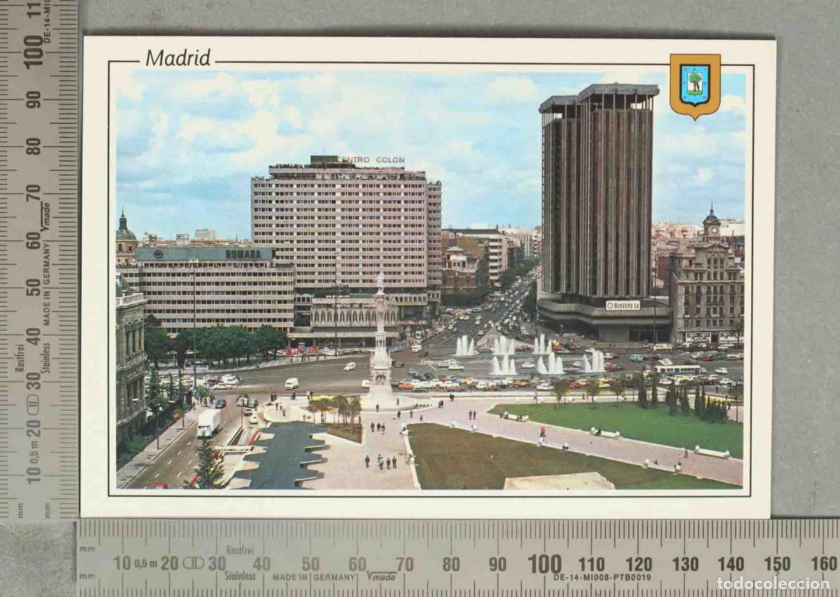 Postales: POSTAL. Madrid - Torres de Col&oacute;n y Plaza de Col&oacute;n