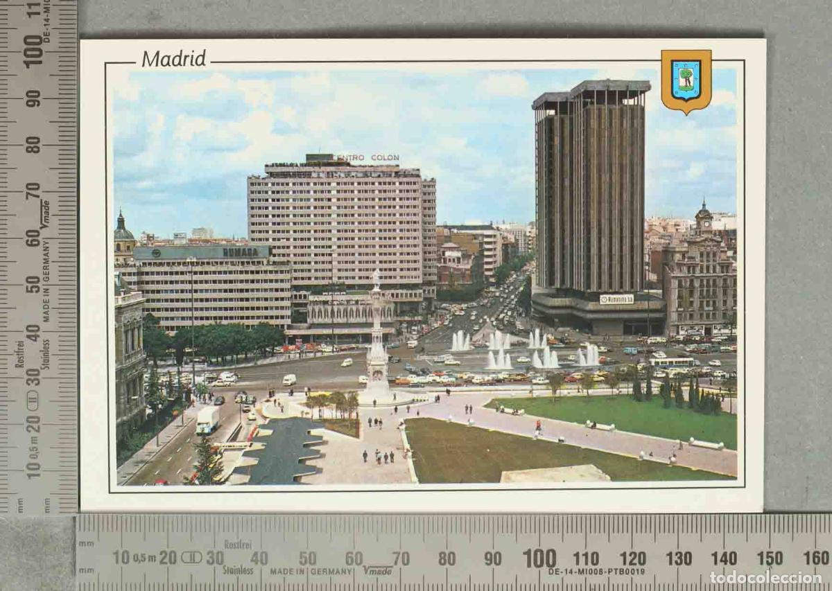 Postales: POSTAL. Madrid - Torres de Col&oacute;n y Centro Col&oacute;n - Rumasa