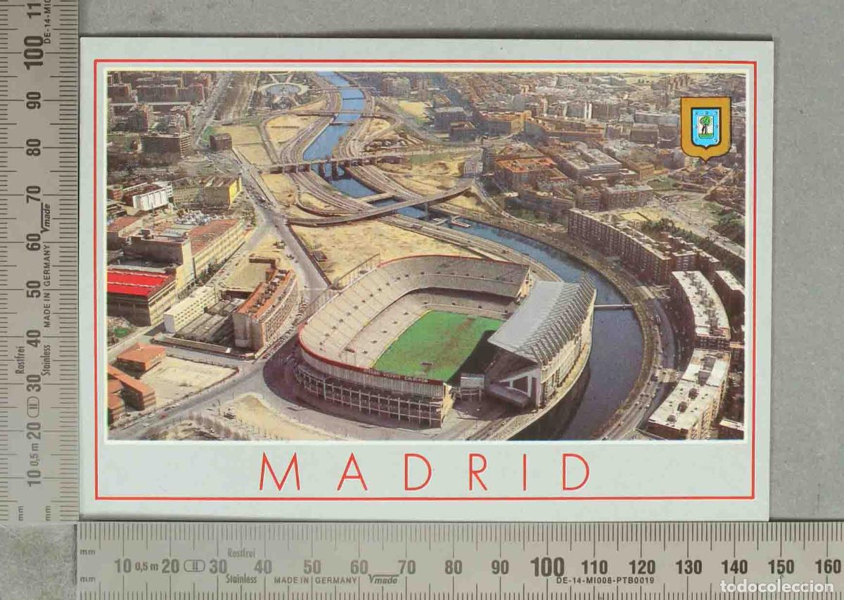Postales: POSTAL. Madrid - Estadio Vicente Calder&oacute;n - Atl&eacute;tico de Madrid - Dom&iacute;nguez