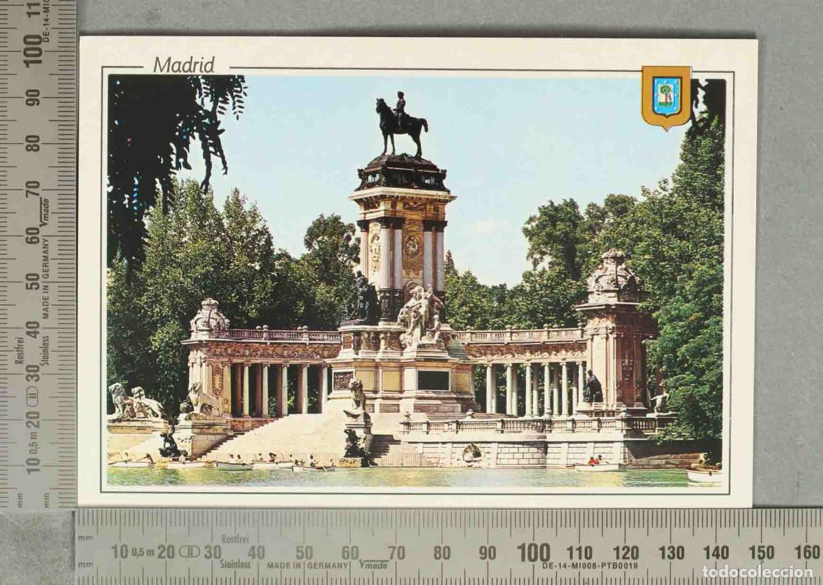 Cartoline: POSTAL. Madrid - Parque del Retiro - Monumento a Alfonso XII