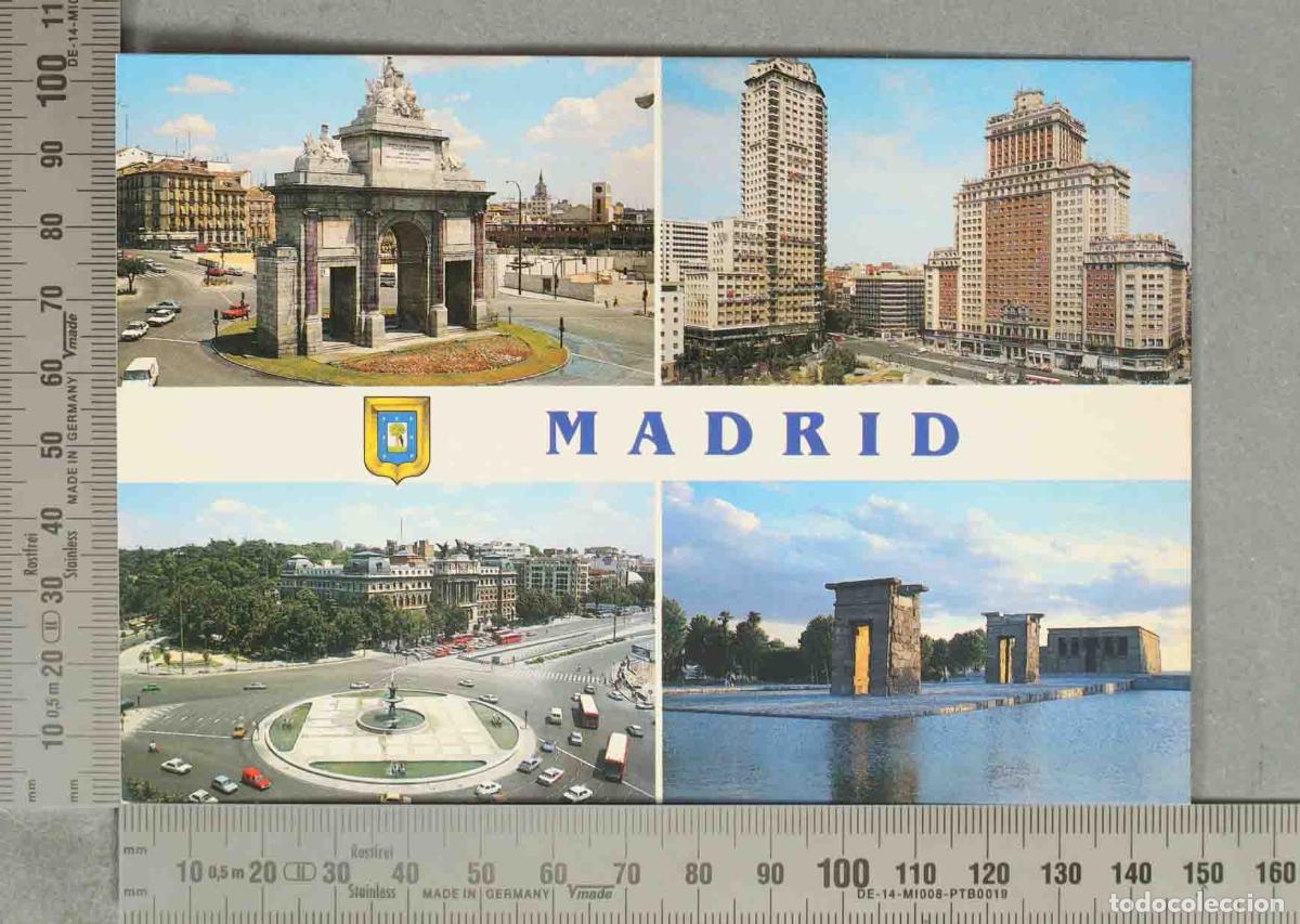 Cartoline: POSTAL. Madrid - Diversos Aspectos