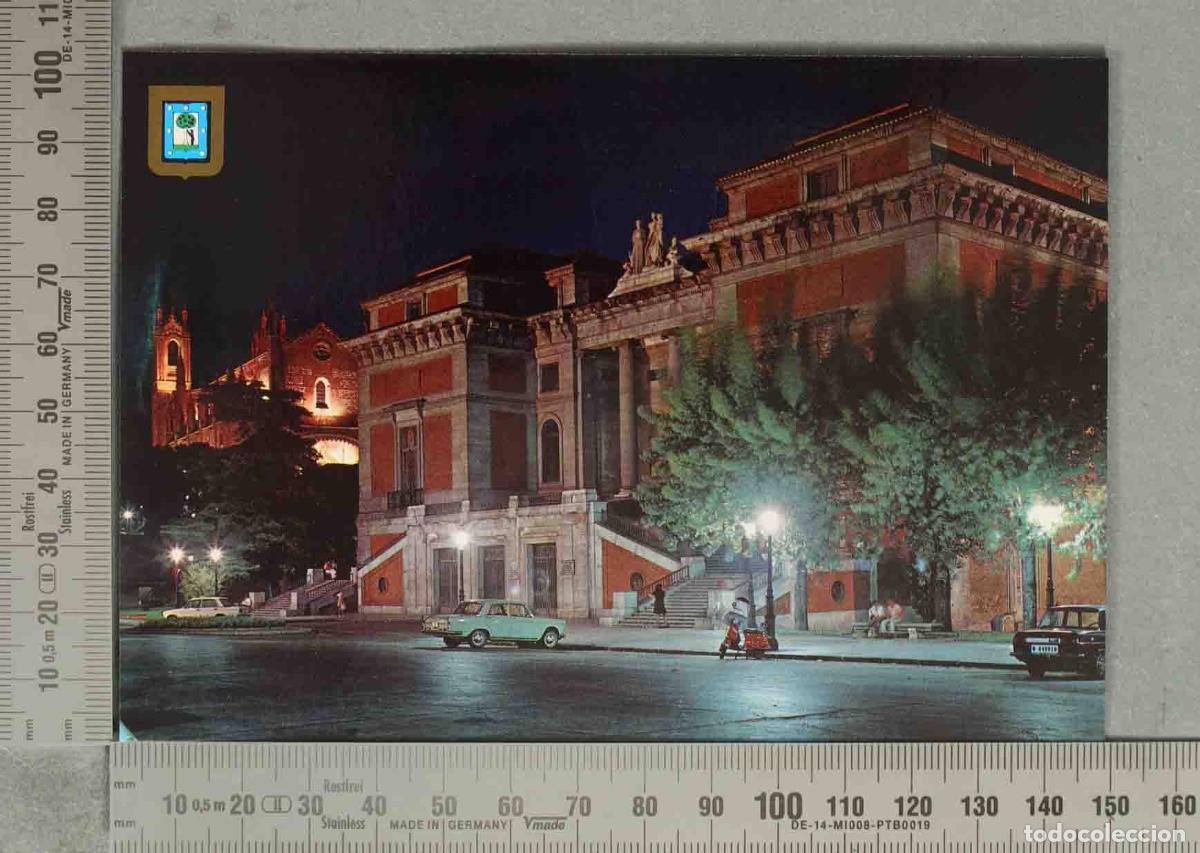 Postales: POSTAL. Madrid - Museo del Prado - Vista nocturna