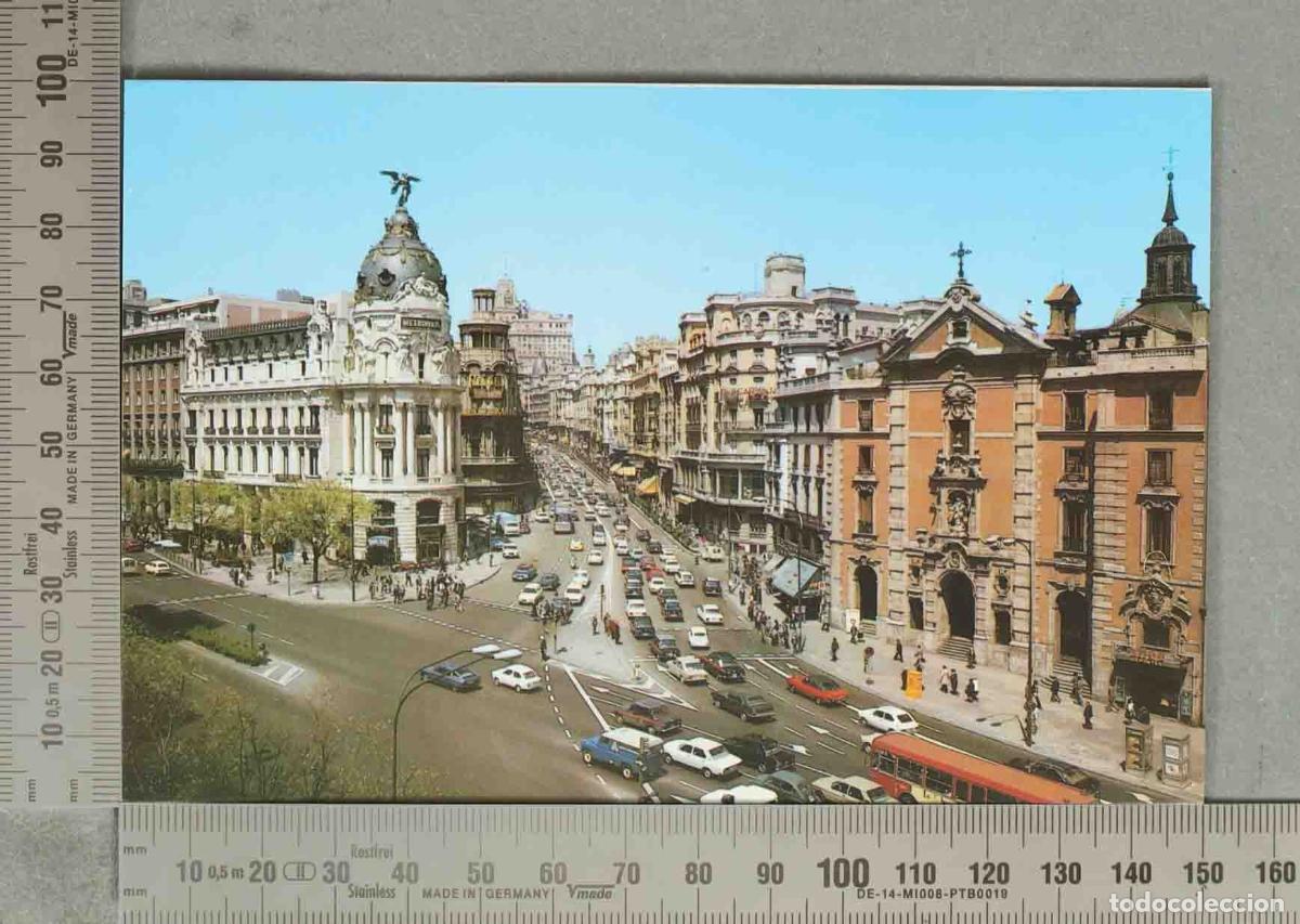 Postales: POSTAL. Madrid - Gran V&iacute;a - Edificio Metr&oacute;polis
