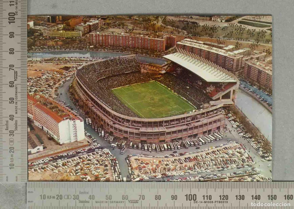 Postales: POSTAL. Madrid - Estadio Vicente Calder&oacute;n - Vista a&eacute;rea
