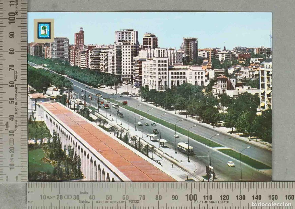 Postais: POSTAL. Madrid - Avenida del General&iacute;simo - Paso elevado de Juan Bravo