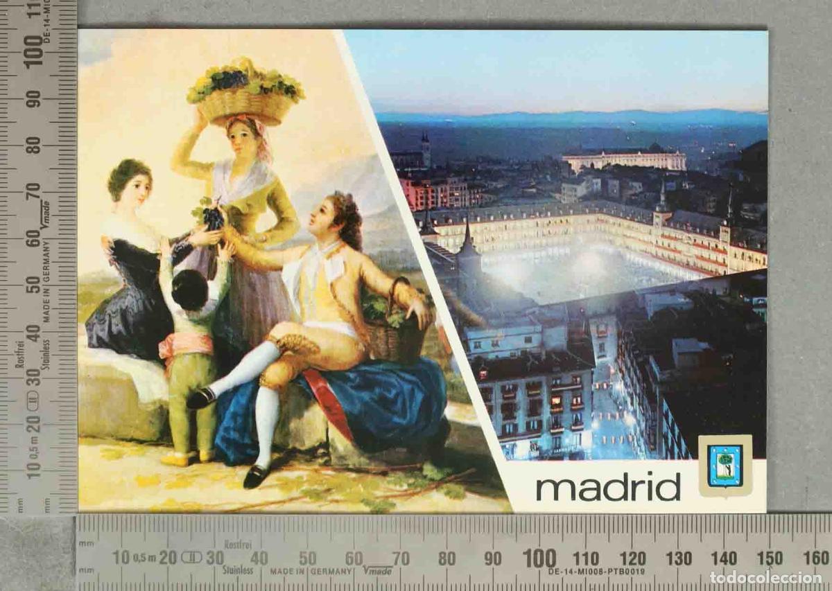 Postais: POSTAL. Madrid - Plaza Mayor - La vendimia o El oto&ntilde;o - Francisco de Goya