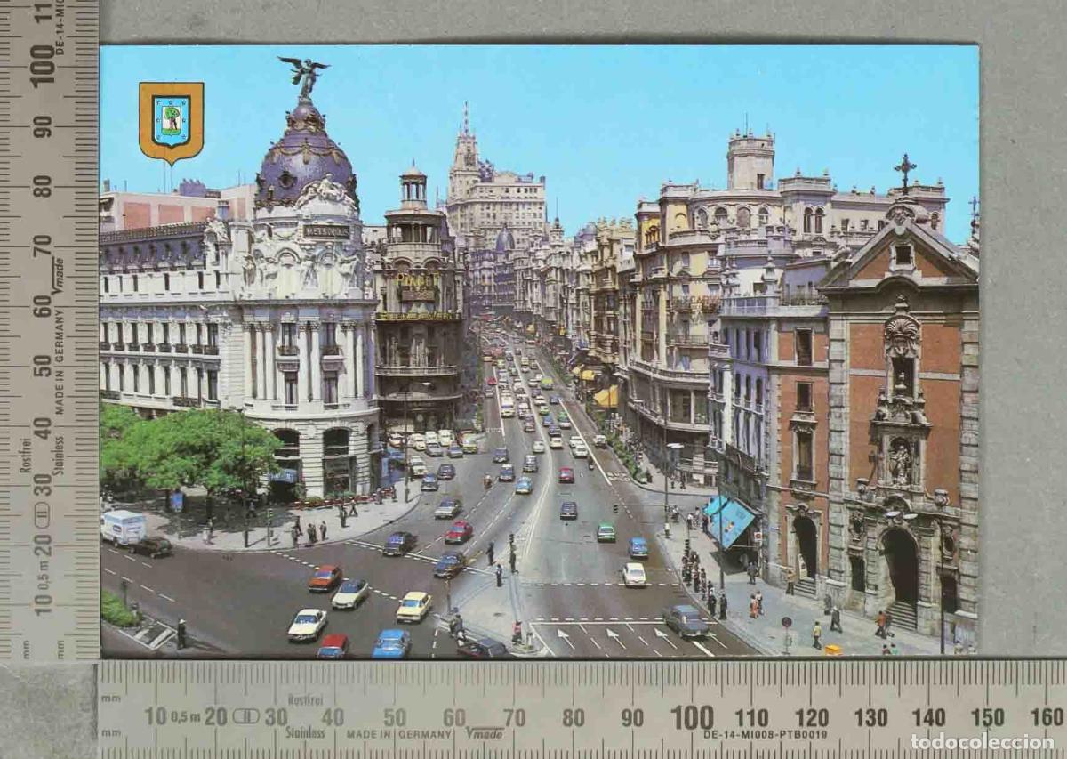 Cartes Postales: POSTAL. Madrid - Gran V&iacute;a - Edificio Metr&oacute;polis