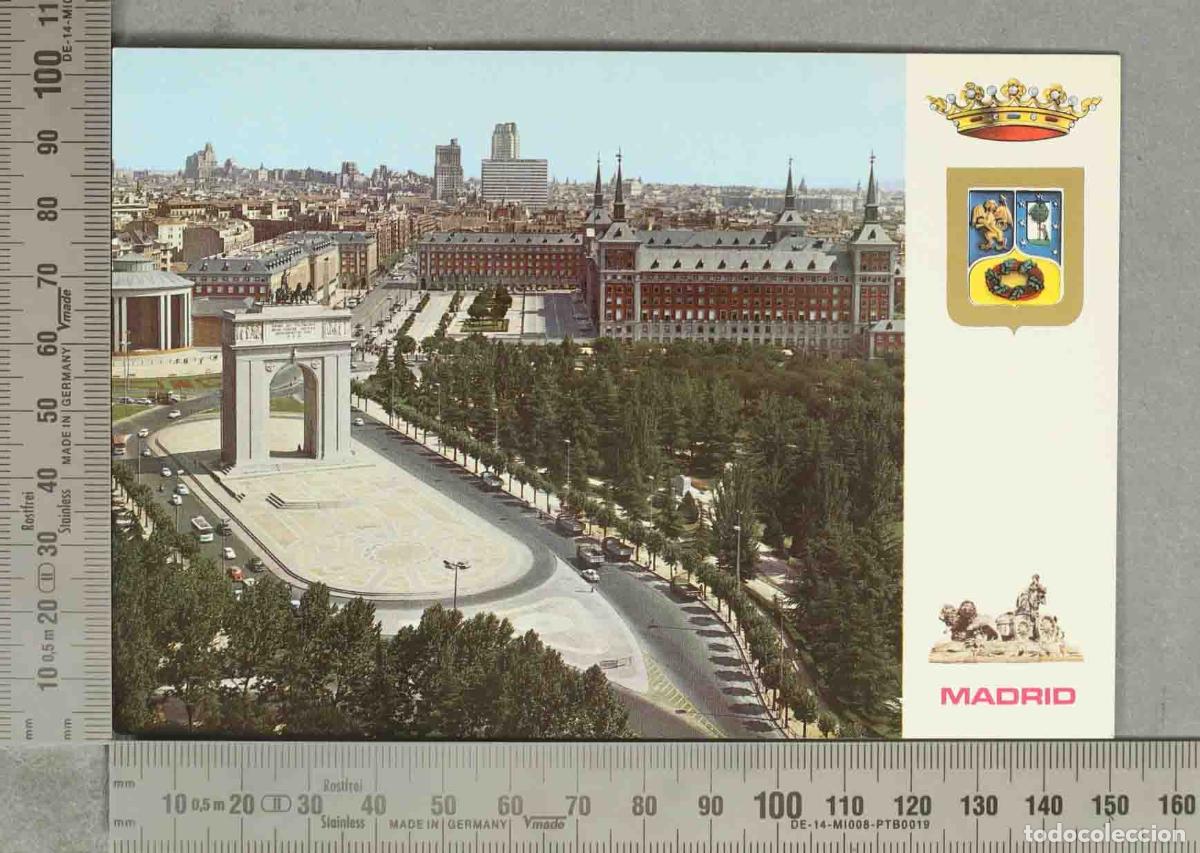 Postales: POSTAL. Madrid - Moncloa - Arco de la Victoria - Cuartel General del Ej&eacute;rcito del Aire