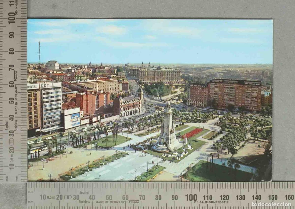 Postales: POSTAL. MADRID. Plaza de Espa&ntilde;a y Palacio Real