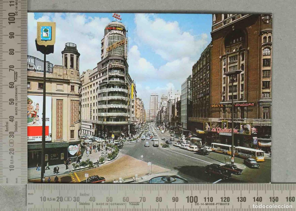 Postales: POSTAL. Gran V&iacute;a - Edificio Carri&oacute;n - Madrid