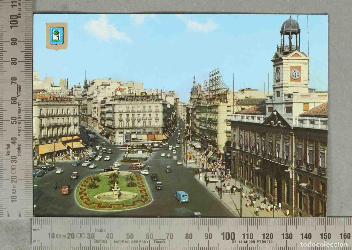 Postales: POSTAL. Madrid - Puerta del Sol - Escudo de oro