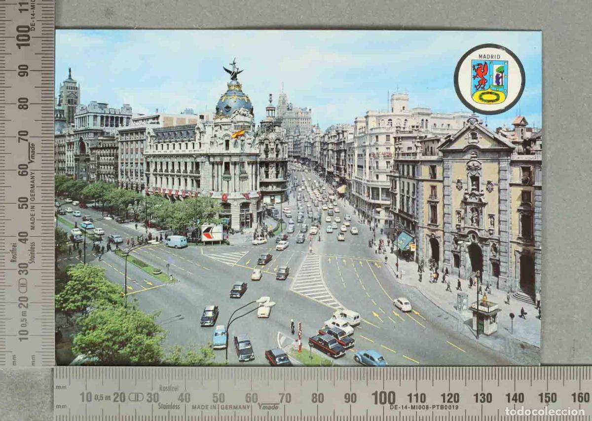 Postais: POSTAL. Madrid - Edificio Metr&oacute;polis - Calle de Alcal&aacute; y Gran V&iacute;a