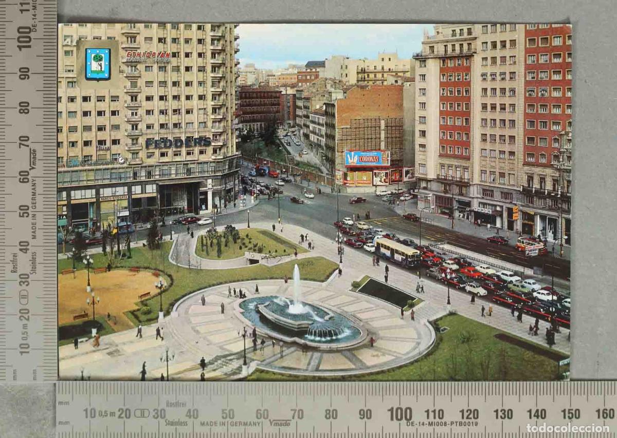 Postais: POSTAL. MADRID PLAZA DE Espa&ntilde;a. Fuente