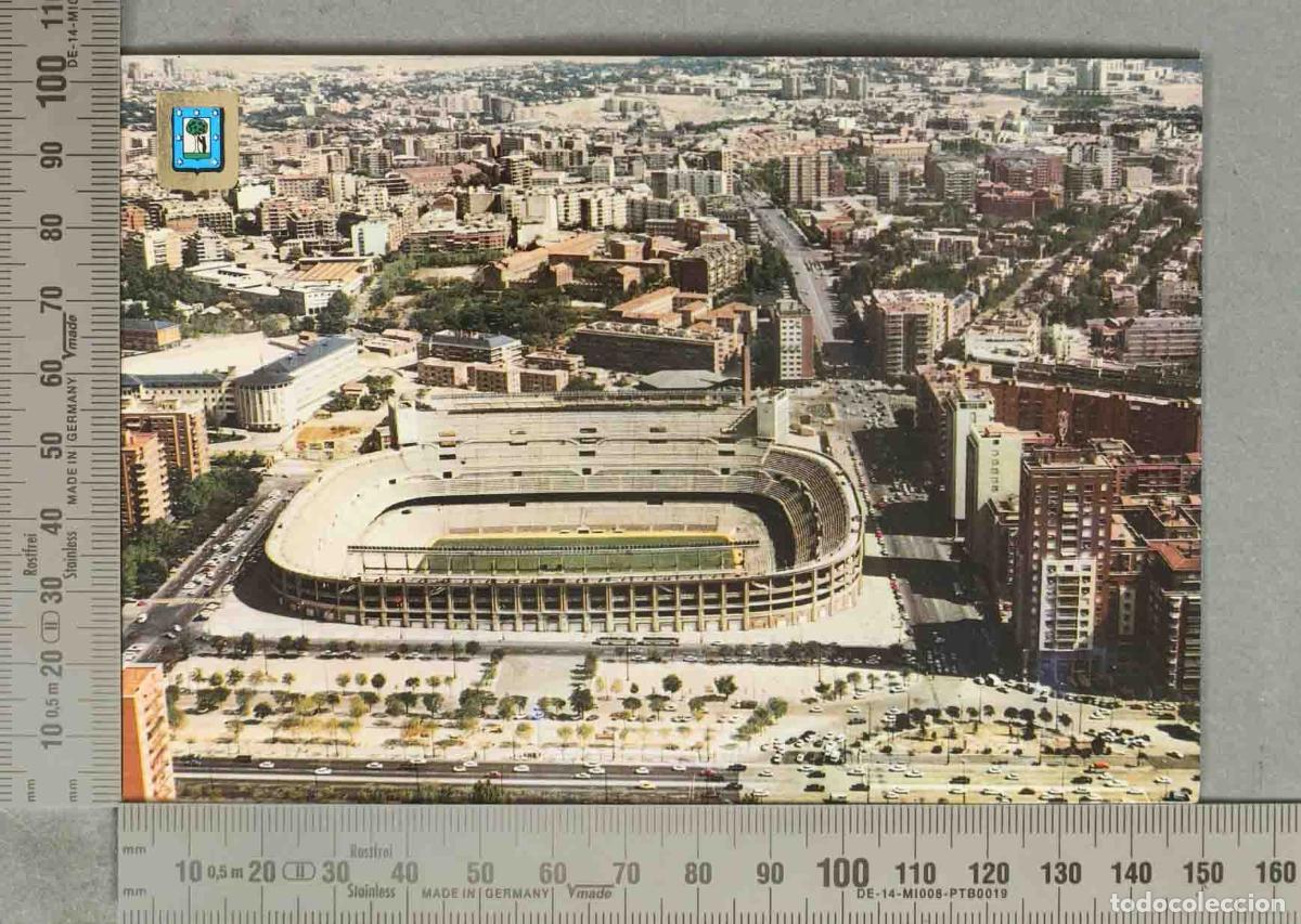 Postais: POSTAL. Estadio Santiago Bernab&eacute;u - Vista a&eacute;rea