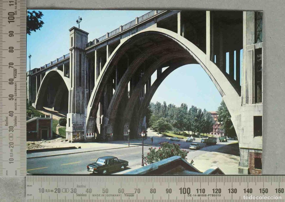 Postales: POSTAL. Madrid - Viaducto y calle Segovia
