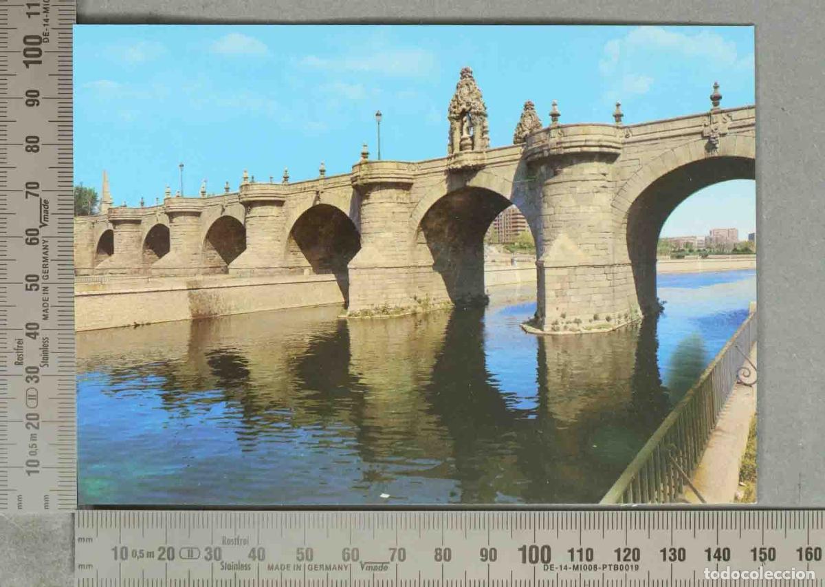 Postales: POSTAL. Madrid - Puente de Toledo sobre el r&iacute;o Manzanares