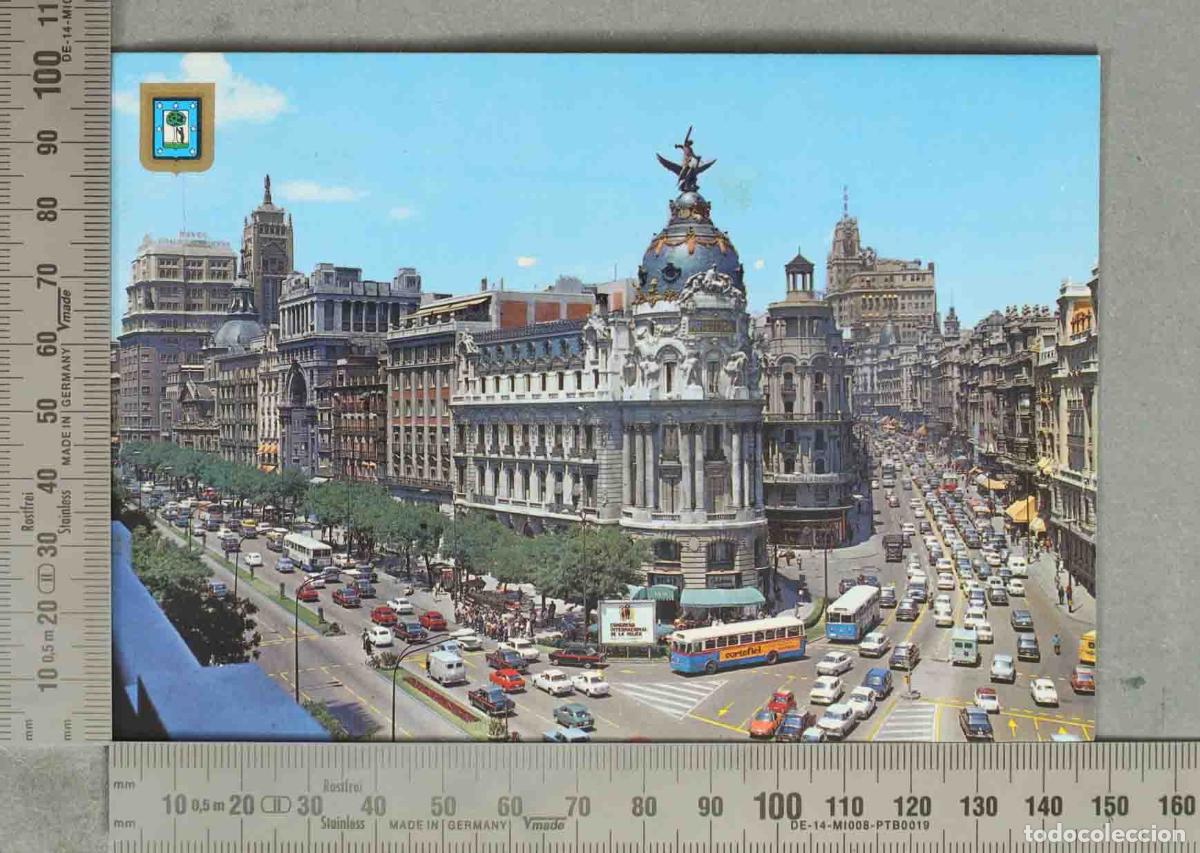Postales: POSTAL. Madrid - Gran V&iacute;a - Edificio Metr&oacute;polis
