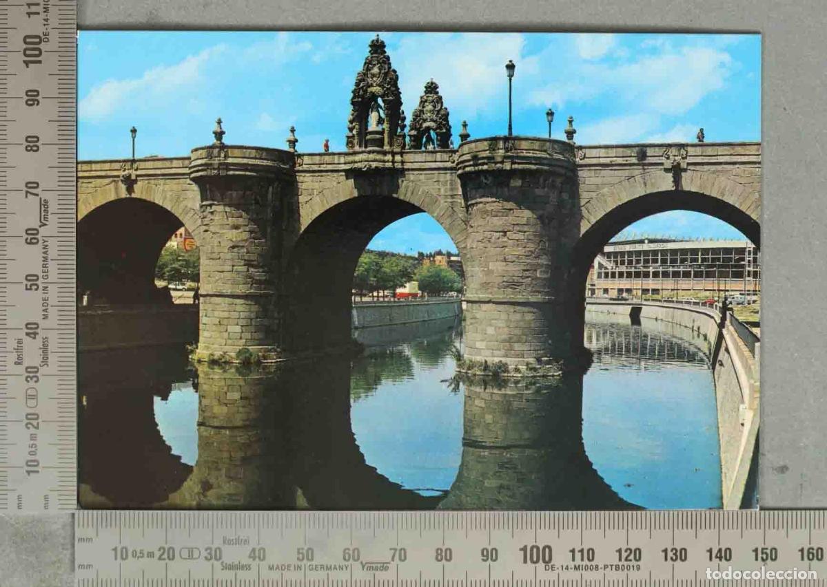 Postales: POSTAL. 323 &bull; MADRID, Puente de Toledo sobre el r&iacute;o Manzanares.