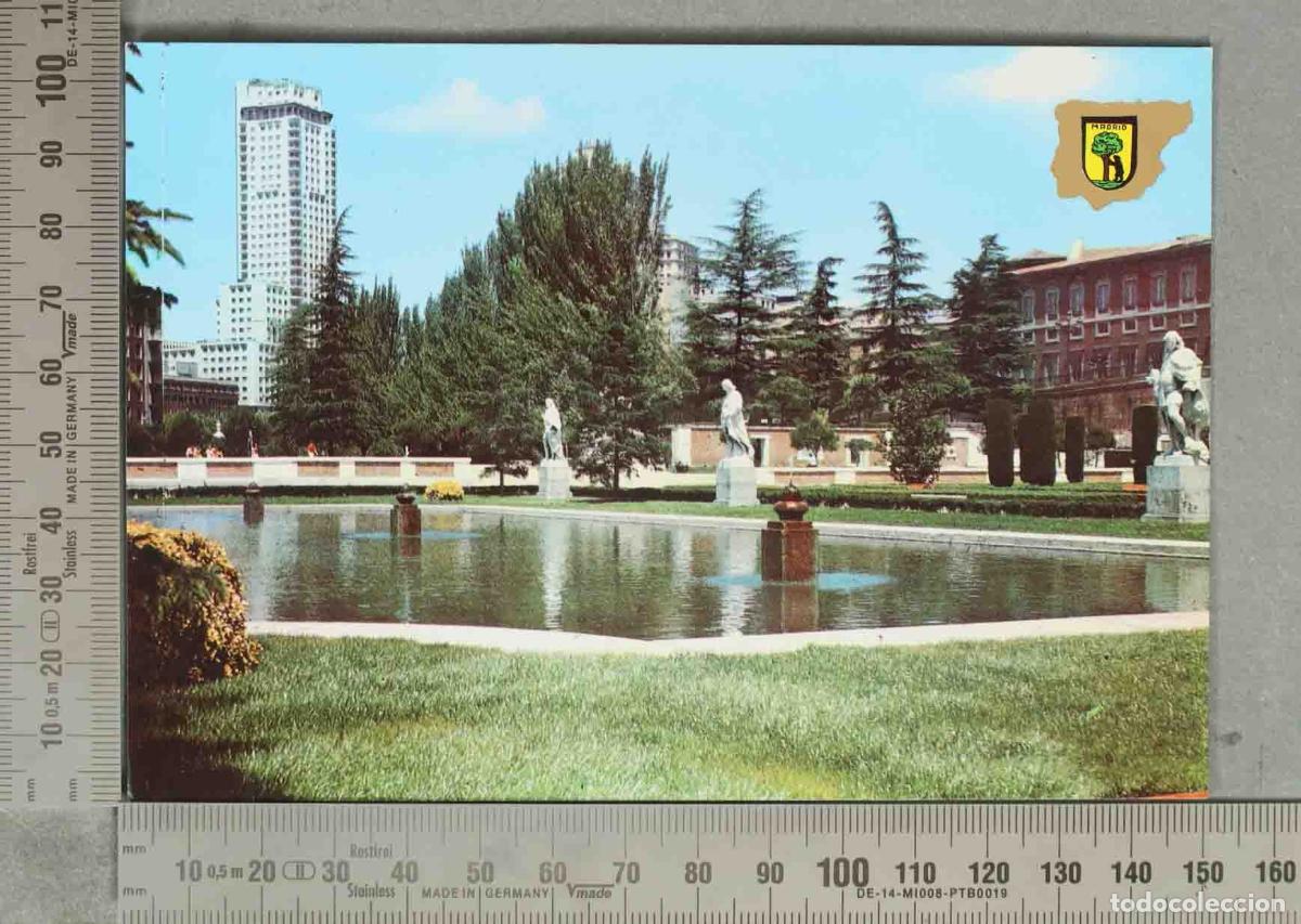 Postales: POSTAL. Madrid - JARDINES DE SABATINI