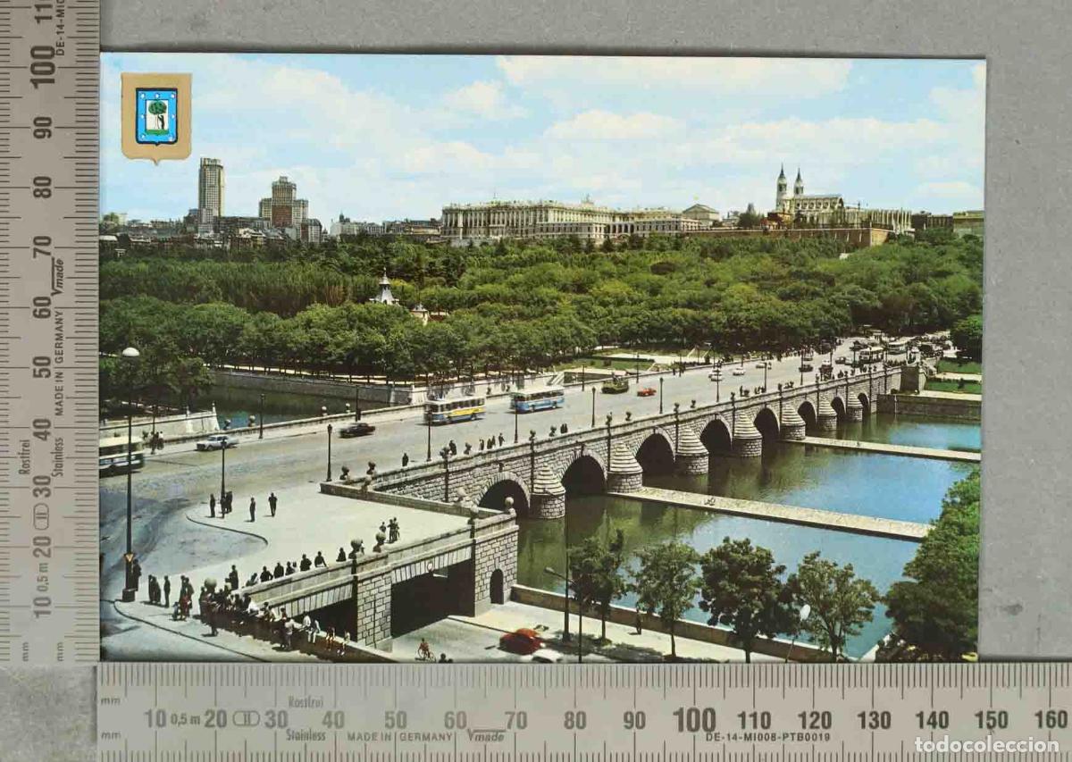 Postales: POSTAL. Madrid - Puente de Segovia - R&iacute;o Manzanares