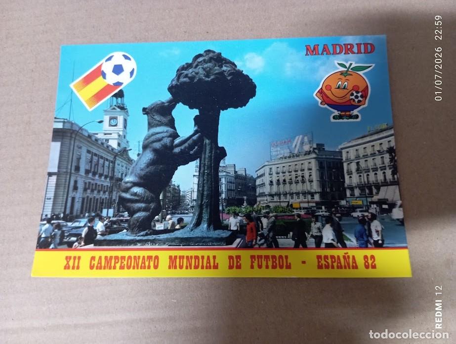 Postales: POSTAL XII CAMPEONATO MUNDIAL DE FUTBOL ESPA&Ntilde;A 82 / NARANJITO
