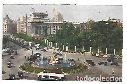 Postales: LA CIBELES Y LA CALLE DE ALCALA.- MADRID