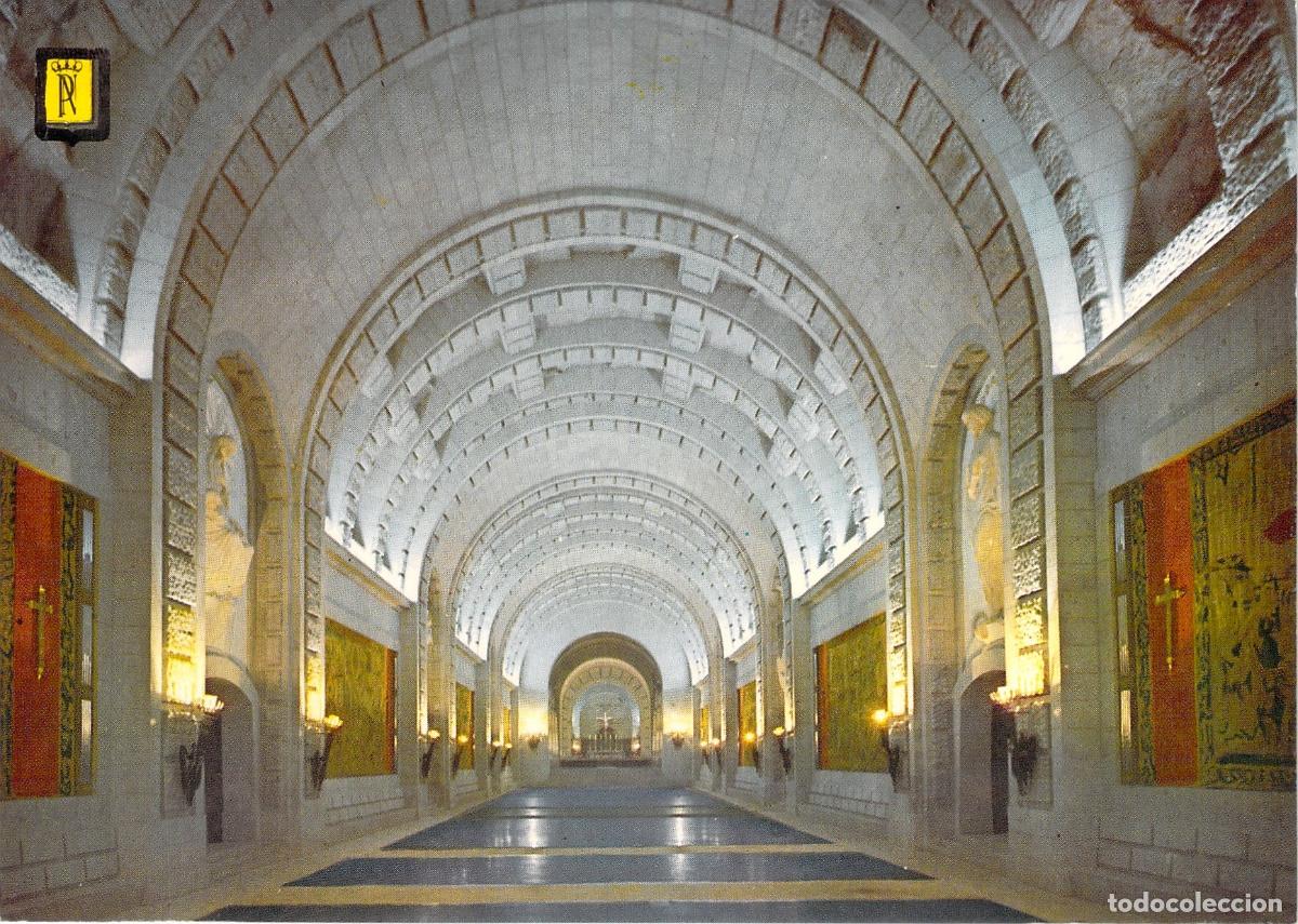 Postales: Postal de la Cripta de la Bas&iacute;lica del Valle de los Ca&iacute;dos