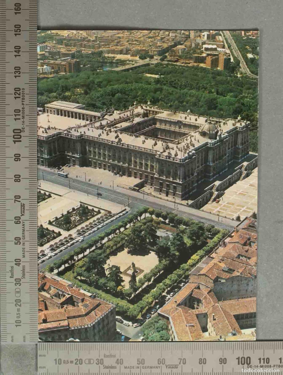 Postales: POSTAL. Madrid - Palacio Real - Vista a&eacute;rea