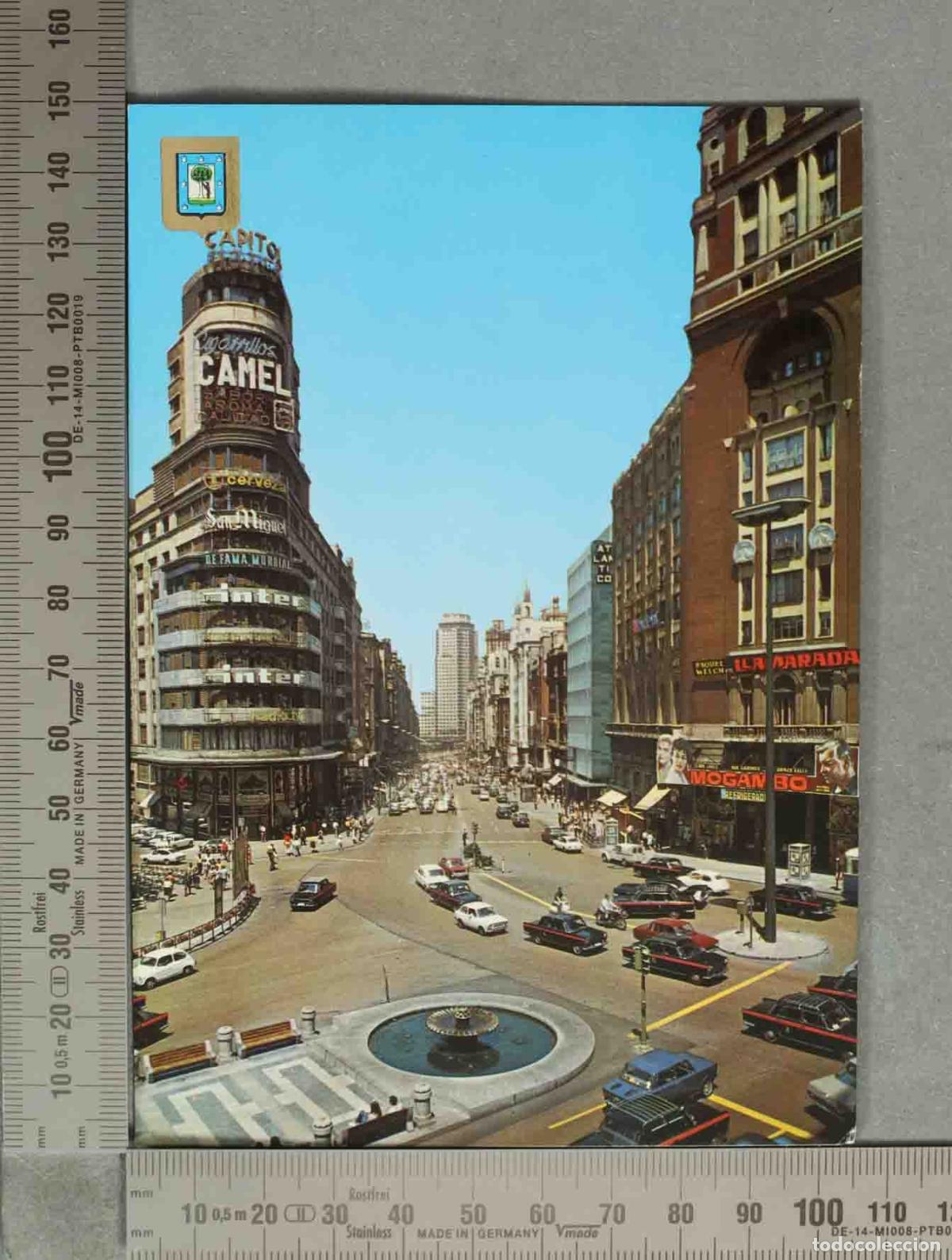 Postcards: POSTAL. Madrid - Plaza de Callao - Gran V&iacute;a - Ediciones Escudo de Oro