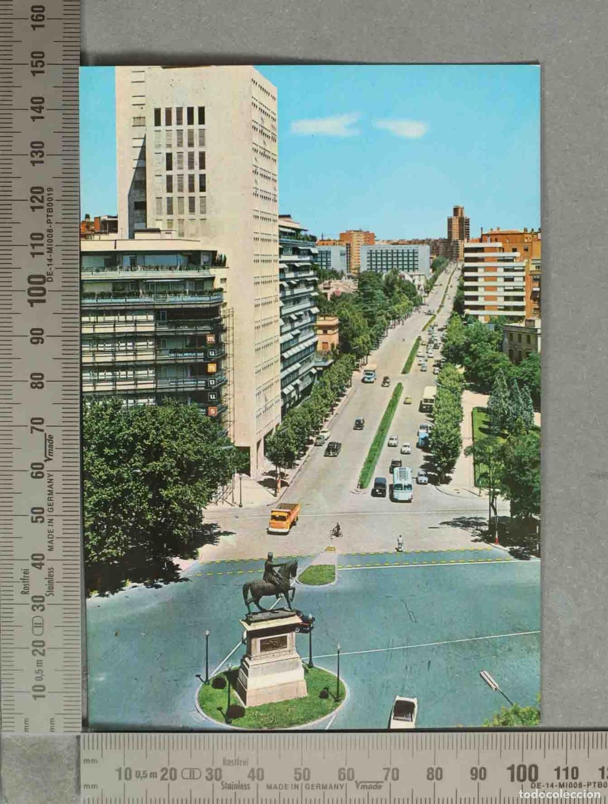 Postcards: POSTAL. Madrid - Calle Mar&iacute;a Molina - Plaza Doctor Mara&ntilde;&oacute;n