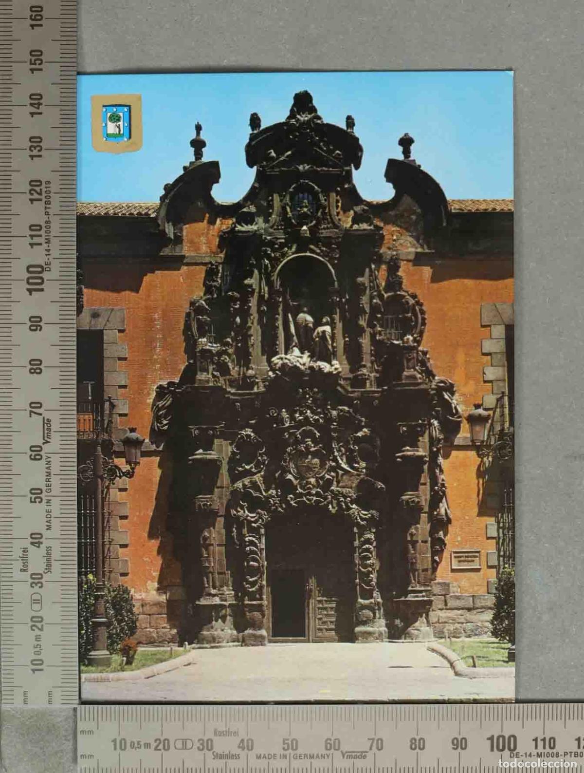 Postales: POSTAL. Madrid - Hospicio de San Fernando - Portada de Pedro de Ribera