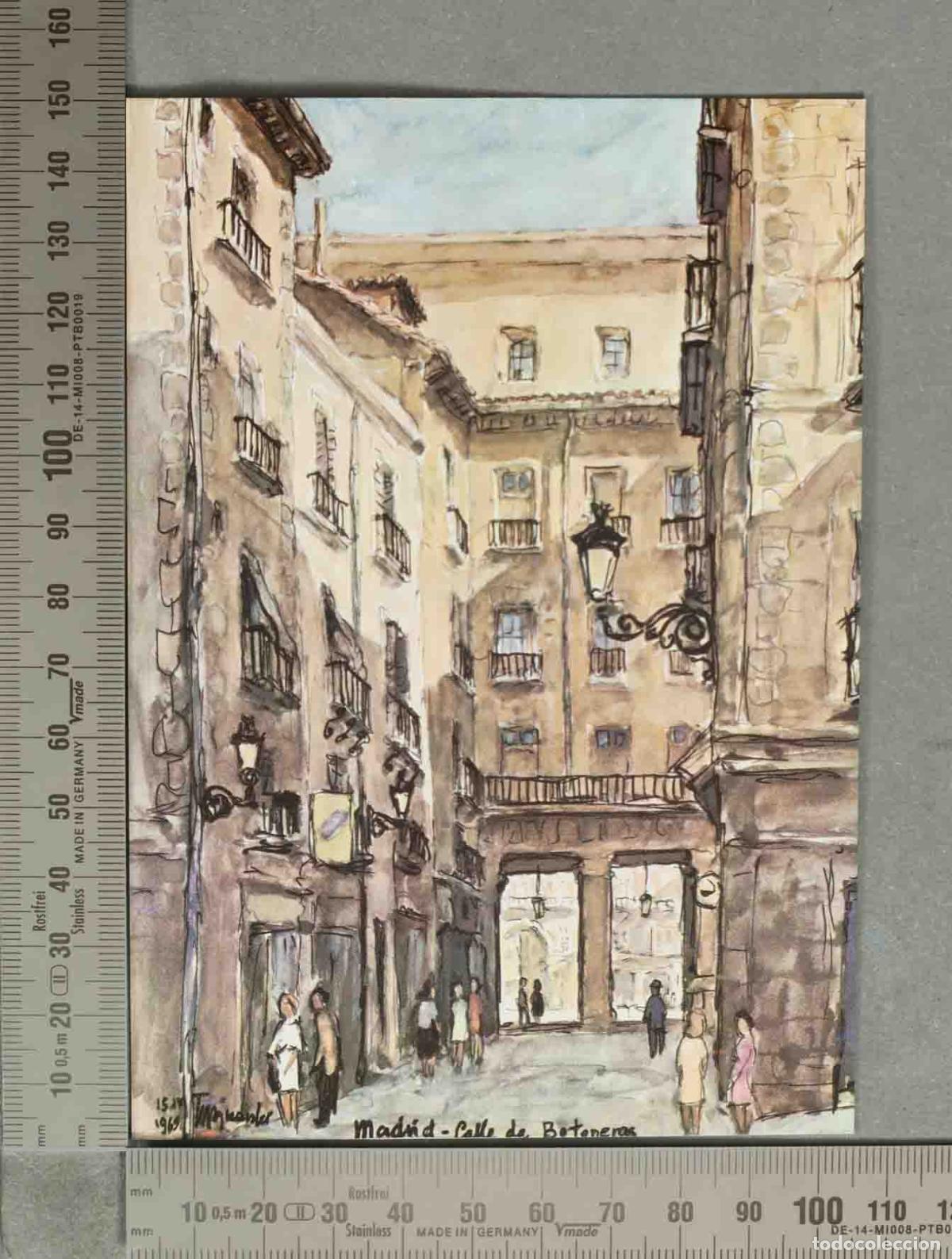 Postales: POSTAL. Madrid - Calle de Botoneras - Mihabler