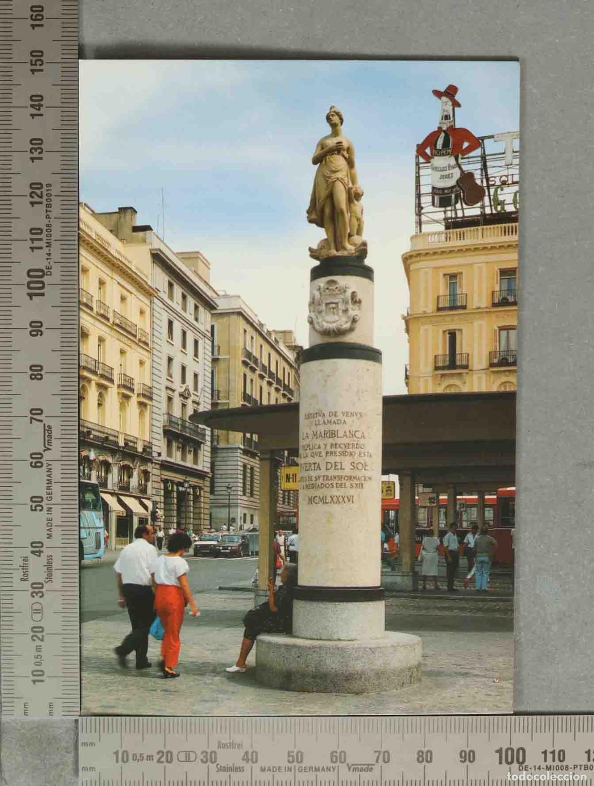 Postales: POSTAL. Madrid - Puerta del Sol - Estatua de la Mariblanca