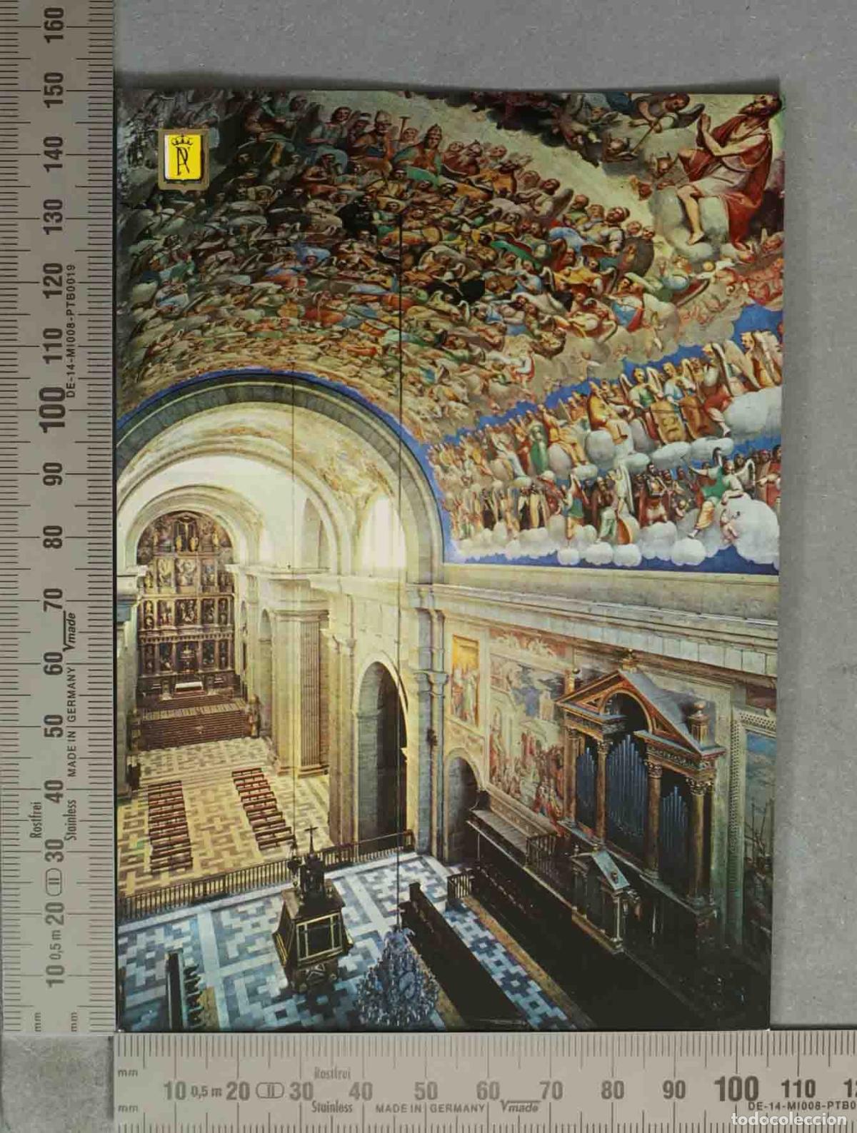 Postales: POSTAL. B&oacute;veda de la Iglesia - Monasterio de San Lorenzo de El Escorial - Luca Cambiaso