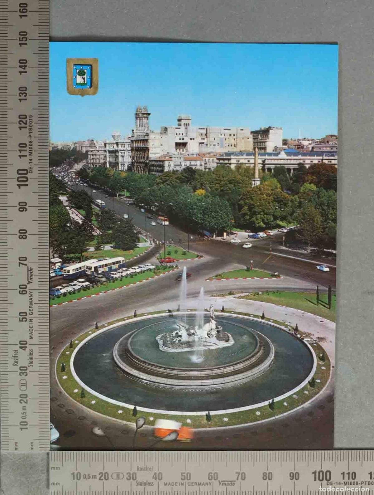 Postales: POSTAL. Madrid - Plaza de Canovas del Castillo - Fuente de Neptuno